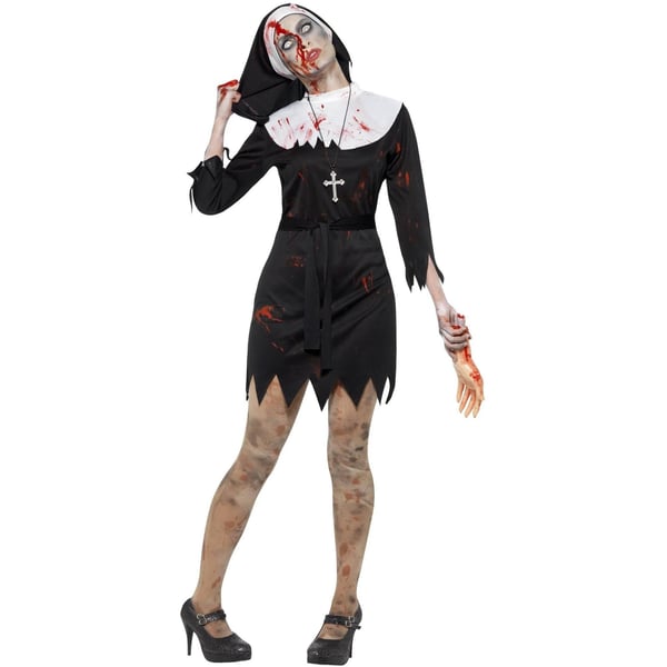 Smiffys Womens/Ladies Zombie Sister Costume