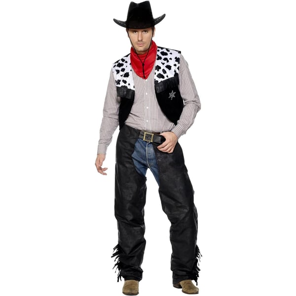 Smiffys Unisex aikuisten cowboy-asusetti