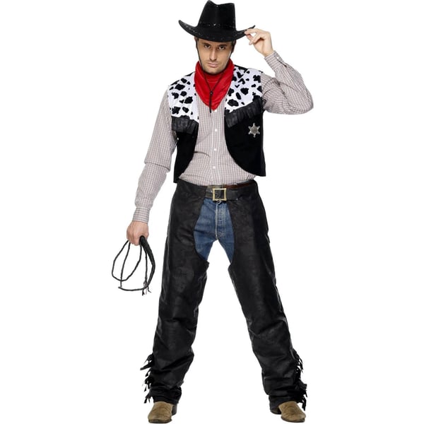 Smiffys Unisex aikuisten cowboy-asusetti
