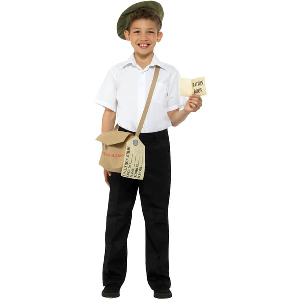 Smiffys Childrens/Kids Evacuee Costume Accessory Set