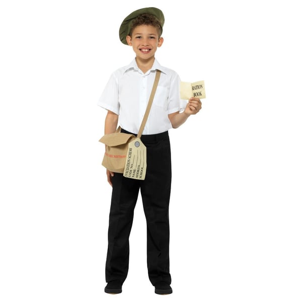 Smiffys Childrens/Kids Evacuee Costume Accessory Set