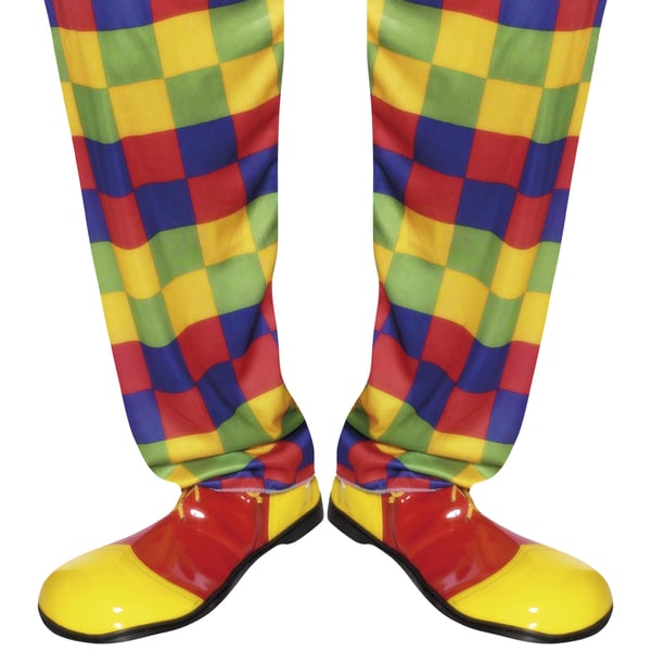 Smiffys Unisex Adult Deluxe Clown Shoes
