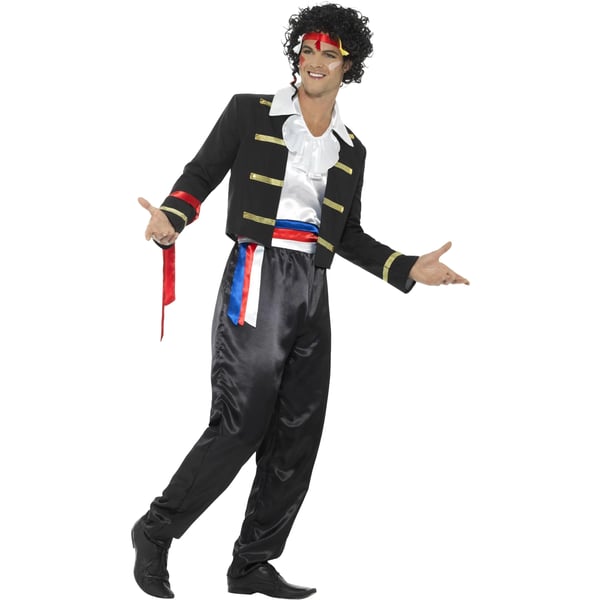 Smiffys Mens 80s New Romantic Costume Set