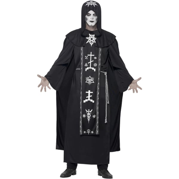Smiffys Unisex Adult Dark Arts Ritual Costume Set