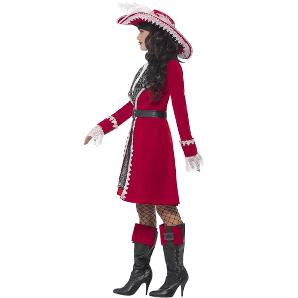 Smiffys Naisten Deluxe Authentic Captain -asu