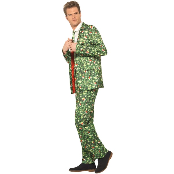 Smiffys Mens Brussel Sprout Costume Suit