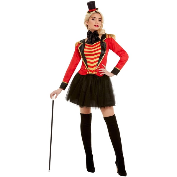 Smiffys Womens/Ladies Deluxe Ringmaster Costume Set