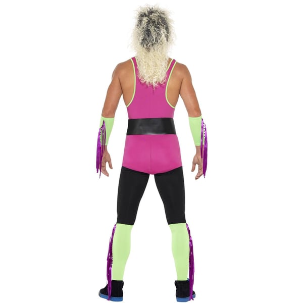 Smiffys Mens Retro Wrestler Costume Set