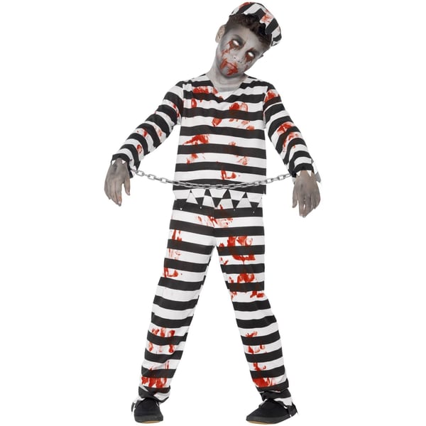 Smiffys Childrens/Kids Zombie Convict Costume Set
