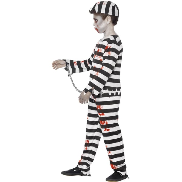 Smiffys Childrens/Kids Zombie Convict Costume Set