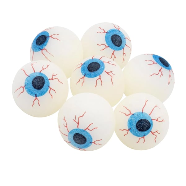 Smiffys Powerball Glow In The Dark Fake Eyes (Pack of 48)