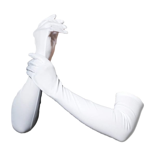 Smiffys Womens/Ladies Long Length Plain Gloves Smiffys Womens/Ladies Long Length Plain Gloves