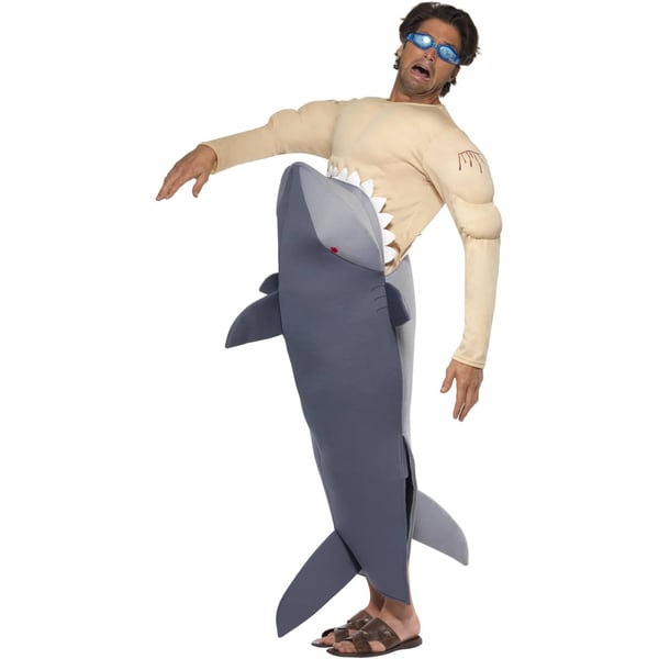 Smiffys Mens Man-Eating Shark Costume Set