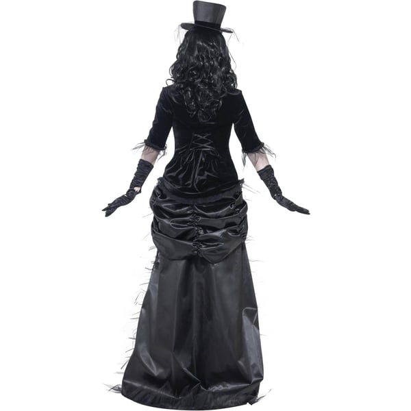 Smiffys Womens/Ladies Ghost Town Widow Costume Set