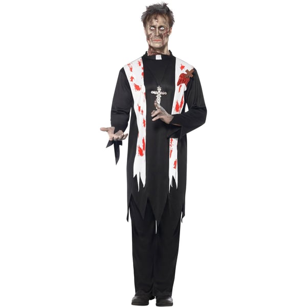 Smiffys Mens Zombie Priest Costume