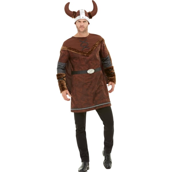 Smiffys Mens Deluxe Viking Barbarian Costume Set