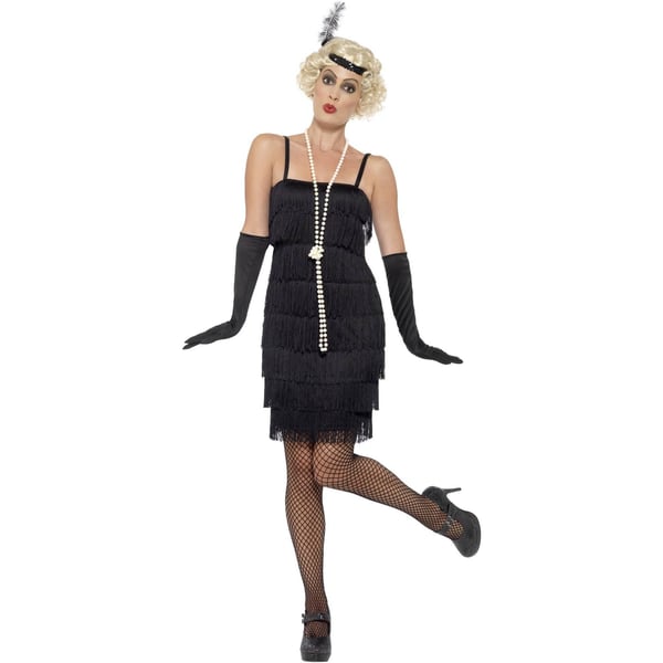 Smiffys Dam Flapper Kostymset