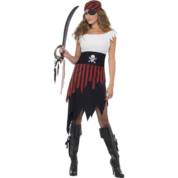 Smiffys Womens/Ladies Pirate Wench Costume