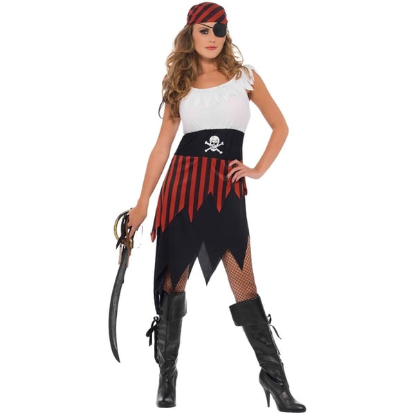 Smiffys Womens/Ladies Pirate Wench Costume