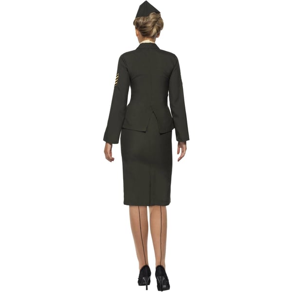 Smiffys Womens/Ladies Wartime Officer Costume