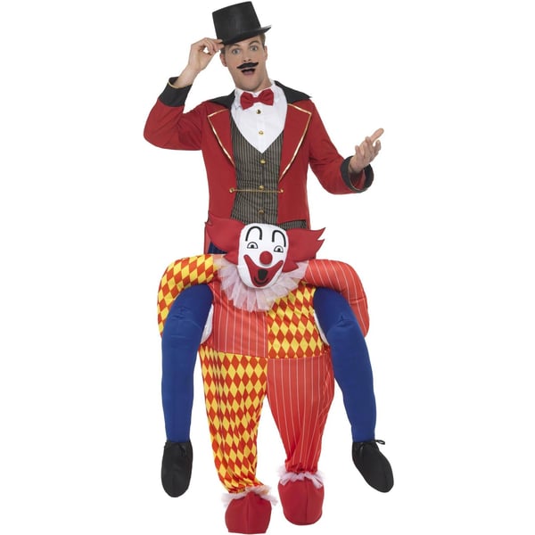 Smiffys Unisex Adult Clown Piggy Back Costume
