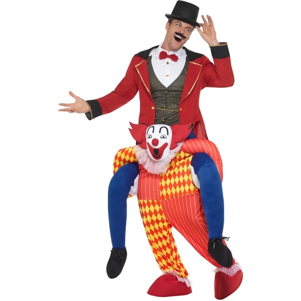 Smiffys Unisex Adult Clown Piggy Back Costume