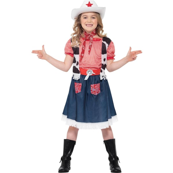 Smiffysin tyttöjen Sweetie-lehmityttöasu