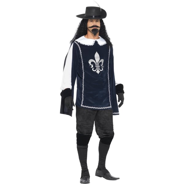 Smiffys Mens Musketeer Costume Set
