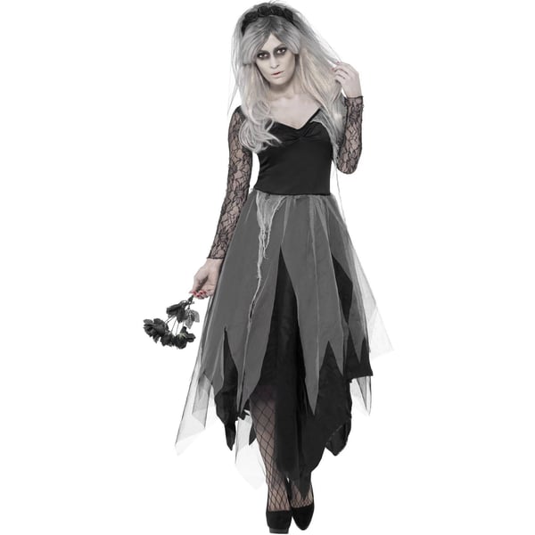 Smiffys Womens/Ladies Graveyard Bride Costume