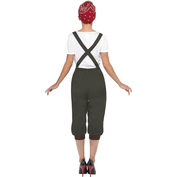 Smiffys Womens/Ladies World War II Land Girl Costume Set