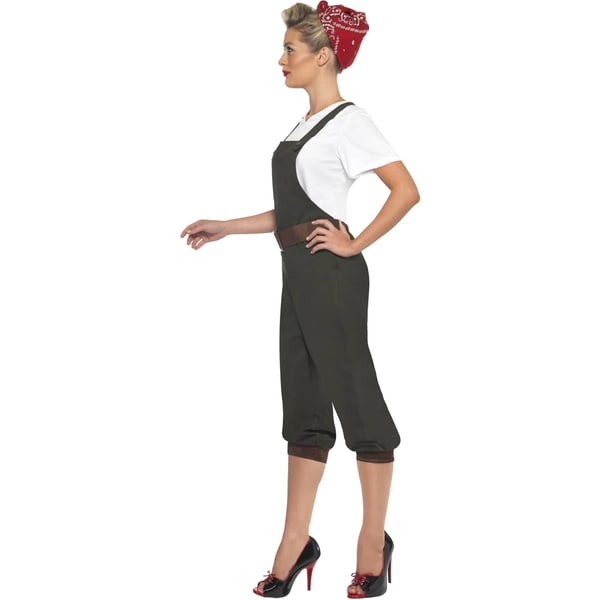 Smiffys Womens/Ladies World War II Land Girl Costume Set
