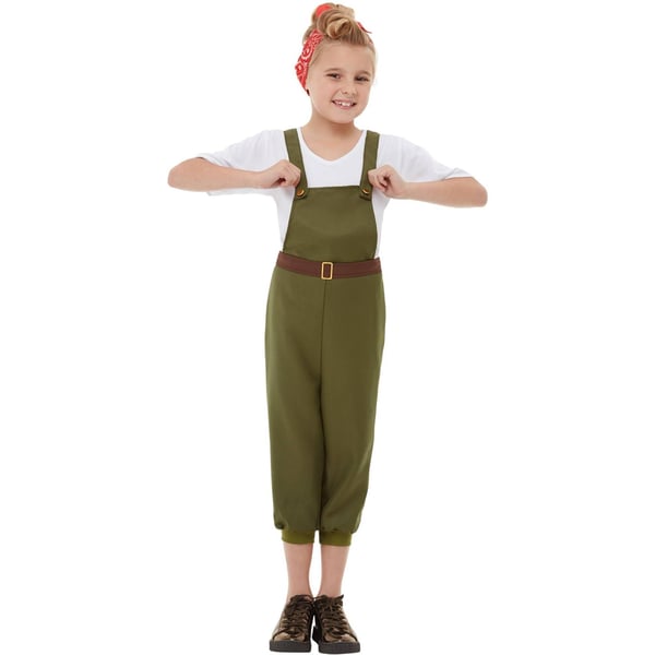 Smiffys Tyttöjen Maatyttö-asu