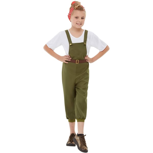 Smiffys Tyttöjen Maatyttö-asu
