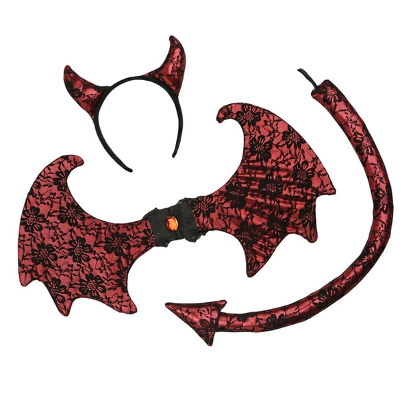 Smiffys Lace Devil Costume Accessory