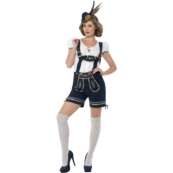 Smiffys Womens/Ladies Deluxe Traditional Bavarian Costume Set
