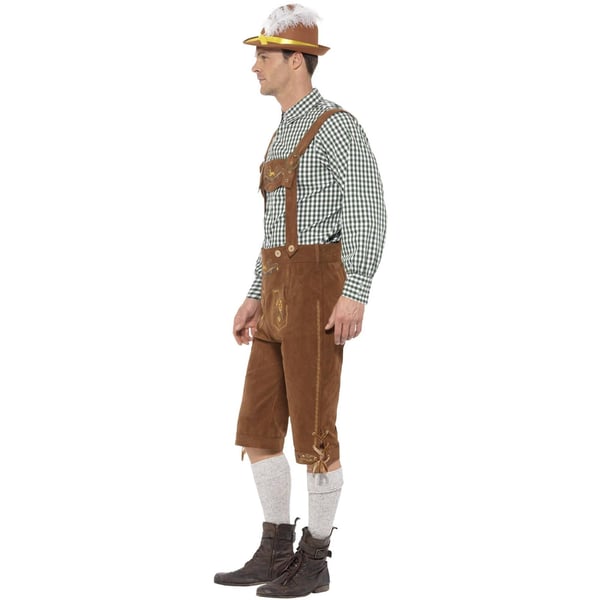 Smiffys Mens Deluxe Traditional Hans Bavarian Costume Set