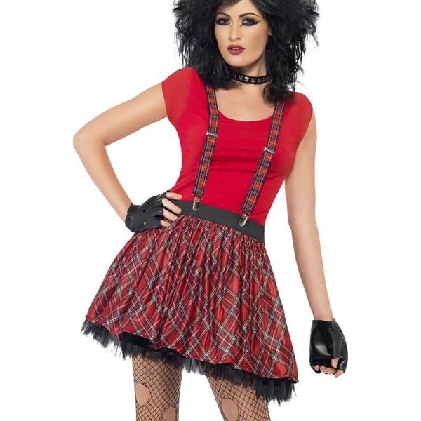 Smiffys Naisten Punk Tartan -asu