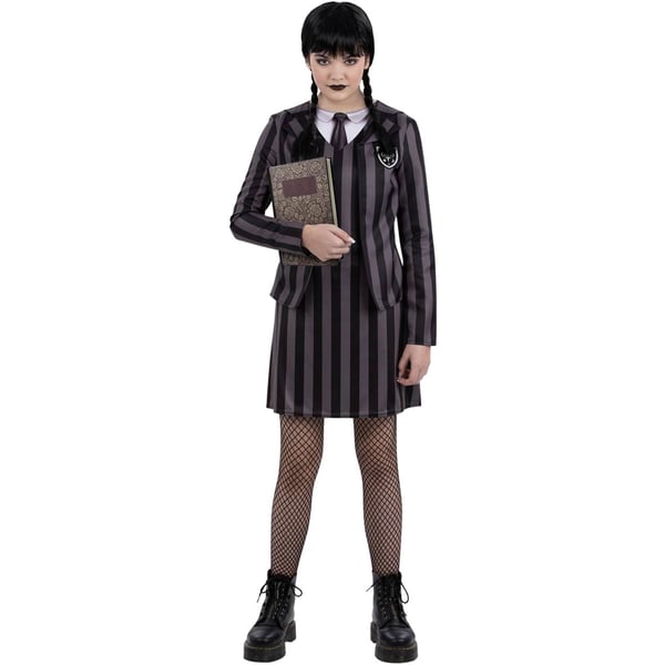 Smiffys Girls Uniform School Costume Set