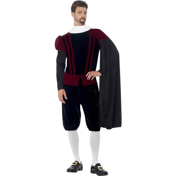 Smiffys Mens Deluxe Tudor Lord Costume Set