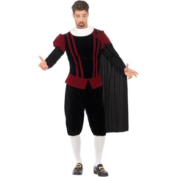 Smiffys Mens Deluxe Tudor Lord Costume Set