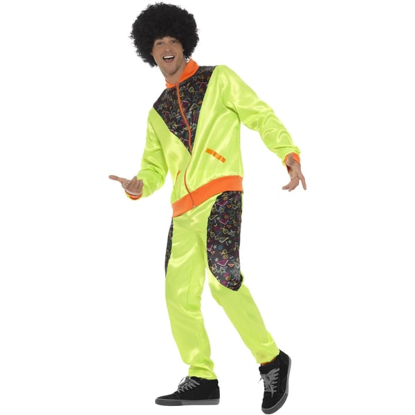 Smiffys Mens 1980s Retro Costume Suit