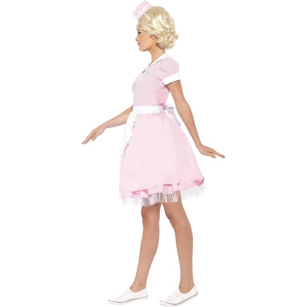 Smiffys Womens/Ladies 50s Diner Costume Set