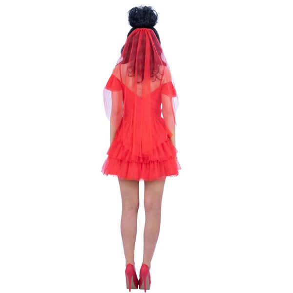 Beetlejuice Womens/Ladies Lydia Deetz Bride Costume Set