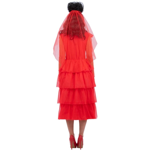 Beetlejuice Womens/Ladies Lydia Deetz Bride Costume Set