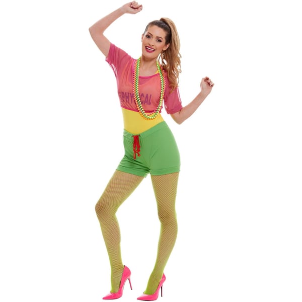 Smiffys Naisten Let's Get Physical -asu