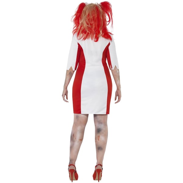Smiffys Womens/Ladies Zombie Nurse Plus Costume Set