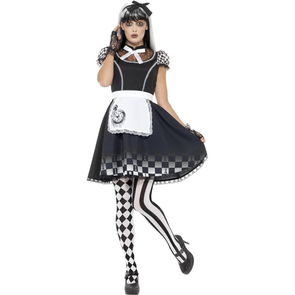 Smiffys Naisten/Naisten Alice Gothic -asu