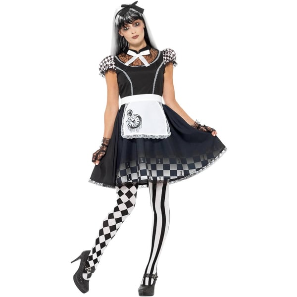 Smiffys Naisten/Naisten Alice Gothic -asu