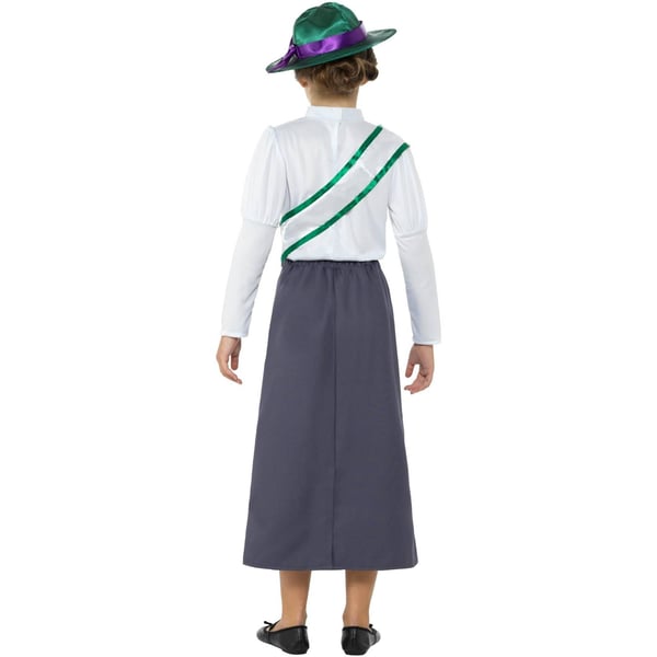 Smiffys Girls Victorian Suffragette Costume Set