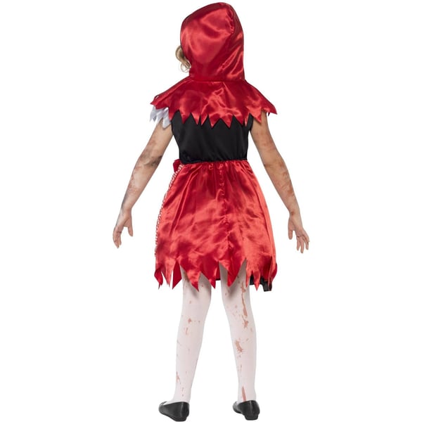 Smiffys Girls Zombie Miss Hood Costume Set